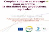 Performances environnementales de 10 fermes européennes innovantes