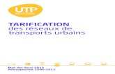 La tarification des réseaux de transports urbains