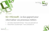 K2 + Microsoft : le duo gagnant pour informatiser vos processus métiers