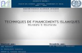 Techniques de financement islamiques au Maroc