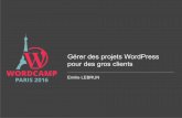 Comment travailler sur des projets WordPress pour de gros clients
