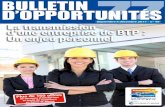 Bulletin d'opportunités sept-déc 2017