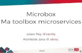 Microbox : Ma toolbox microservices - Julien Roy