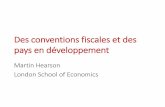 Des conventions fiscales et des pays en développement