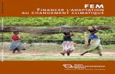 Rapport du fem sur comment financer  l'adaptation au changement climatique
