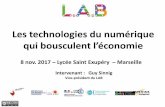 Conférence les technologies du numérique st exupéry 8 nov.  2017
