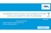 Administration d'oxygène lors d'accidents de plongée  2017