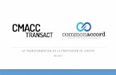 Cmacc transact   évolution de la profession de juriste - 20170530