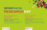SPOR-PIHCIN Research Day - PIHCIN SPARK