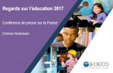 Regards sur l’education 2017  - Conference de presse sur la France