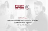 Présentation Ausim- Mayadigital communication digitale 08 fev 2017
