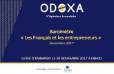 Baromètre des entrepreneurs Odoxa/Aviva novembre 2017