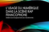 L'usage du numérique dans la scène rap francophone