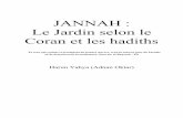 Jannah. Le jardin selon le coran et les hadiths. french. français