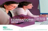 Catalogue de formations professionnelles 2015