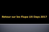 Retours sur les Flupa UX-Days 2017