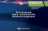 Analyse des circuits électriques - Livres, Ebooks, romans ... · PDF filedesconnaissances sur les éléments fondamentaux et avancés de l’analyse des circuits électriques. Il