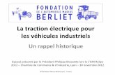 La traction electrique pour les vehicules · PDF fileElectrique Légère par Accumulateur), Villeurbanne, 1945. ... Les deux demi-batteries sont logées dans un même coffre de chaque