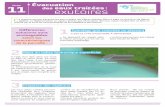 Fiche 11 des exutoires eaux traitées · PDF fileLa réglementation en vigueur précise que l’évacuation des eaux usées traitées doit se faire en priorité par le sol si les caractéristiques