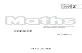 CORRIGÉ - mathssciences.free.frmathssciences.free.fr/Manuels/Manuels%20Foucher/Foucher%20Maths... · CORRIGÉ. ISBN 978-2-216-11887-8 Toute reproduction ou représentation intégrale