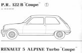 Télécopie pleine page - turborenault.co.ukturborenault.co.uk/upload/pr_r122b_coupe_5_alpine.pdfRENAULT 5 ALPINE Turbo coupe . 2 60 01 002 723 60 00 056 568 122 B Coupe . 60 00 061