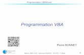 Cours Excel VBA et Evènements - Laboratoire d ...bonnet/supervision/Cours_VBA_Excel.pdf · Caractérise les nombres réels (ou flottants) simple et ... String * Les chaînes de longueur