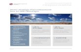 Investissement responsable - Caisse de dépôt et ... · PDF fileInvestissement responsable 1 Notre stratégie d’investissement face au défi climatique Table des matières + •