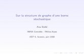 Sur la structure de graphe d'une borne stochastiqueaep9.imag.fr/Presentations/Busic.pdf · I Di erents formalismes de haut niveau (Petri nets, Stochastic Automata Networks, ... Un