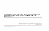 Langages et Concepts de Programmation Introduction à la ...kiwi.emse.fr/INTROINFO/cours.pdf · Introduction à la programmation en langage C Cours 1A 2013-2014 ... Il est difﬁcile