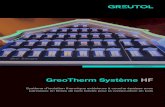 GreoTherm Système HF - 2ipfrance.com2ipfrance.com/.../uploads/2017/06/2IP-GREUTOL_BrochureSystemHF.pdf · Système HF avec panneaux de ﬁbres de bois tendre ... Fixation par vis