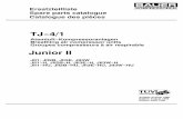 Junior II - bauer- · PDF fileLes pièces sans no. de commande sont indiquées uniquement pour information de montage. ... 10287 Kolben 1. Stufe Piston 1st stage Piston 1er étage