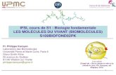 IFSI, cours de S1 - ifsi.upmc.frifsi.upmc.fr/wp-content/uploads/2014/01/20150911-0911-S109BIOFON… · ifsi, cours de s1 : biologie fondamentale les molÉcules du vivant (biomolÉcules)