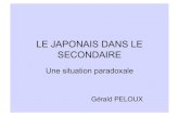 LE JAPONAIS DANS LE SECONDAIRE - …download2.cerimes.fr/canalu/documents/utm/PPT_peloux.pdf · Introduction • « Notre fils passionné de judo depuis plus de 5 ans (…) veut apprendre