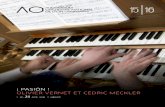 ¡ PASIÓN ! OLIVIER VERNET ET CÉDRIC · PDF filePavana-Capricho, op. 12 [4 min] Maurice Ravel (1875-1937) Boléro [15 min] (D’après l’arrangement pour piano à quatre mains