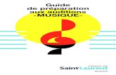 Guide de préparation aux auditions -MUSIQUE- · PDF file- Clarinette 5 - Clavecin 6 - Contrebasse 6 ... - Guitare électrique 16 - Harmonica 16 ... Ce programme est conçu pour répondre