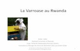 La Varroase au Rwanda - teca.fao.orgteca.fao.org/sites/default/files/comments/files/La varroase au... · 22159 MECHE POUR NASSENHEIDER 1 GRAND + 1 PETIT Ces ... EVAPORATEUR VARROX
