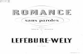 Romance sans paroles [Op.141] - free- · PDF fileOUVRAGES DE A. LE CARPENTIER PUBLIÉS PAR E. GÉMR9 MT C" Éditesrs-Commissiounaire», Í8, ... Les ouvrages ci-dessus de solfége,