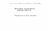 Année scolaire 2016-2017 - Saint-Maur-des-Fossés · PDF file- Le degré Initiation est facultatif en classe instrumentale (en piano il n’existe pas). Il est laissé au choix du