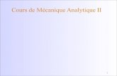 Cours de Mécanique Analytique II - ORBi: Home · PDF file2 Cours de Mécanique Analytique (J. Surdej, Institut d’Astrophysique et de Géophysique, ULg, jsurdej@ulg.ac.be) • 3ème
