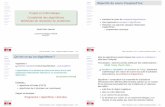 Objectifs du cours d’aujourd’hui - icsam/prjinfoSV/slides/cours02.pdf · c EPFL 2002–2012 Jamila Sam ... Objectifs du cours d’aujourd’hui ... 2. une base théorique solide
