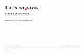 Guide de l'utilisateur - publications.lexmark.compublications.lexmark.com/publications/pdfs/2007/cx310n_cx310dn/UG/... · mante ou sur le bureau, selon votre système d'exploitation.