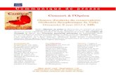 Communiqué de pressCommuniqué de presse eee Concert · PDF file«Clarinette & Piano», en décembre ou le concert «Cordes et ... chœur d’enfants et orchestre symphonique et deux