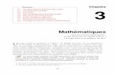 Mathématiques - Framabook · PDF file3 44 Mathématiques 3.1 Les deux façons d'écrire des maths LA T E X distingue deux manières d'écrire des mathématiques. L'une consiste à