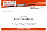 Chapitre 2 : Électrostatique - cyan1.grenet.frcyan1.grenet.fr/.../UE3-1-BPH1-03-Chap-2-electrostatique.pdf · membranes Voir le cours de biophysique 3 et 4 Voir le cours de biochimie.