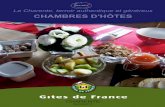 La Charente, terroir authentique et généreux CHAMBRES  · PDF fileChristelle MASSONNET - Tél : 05 45 90 67 23 - 06 64 30 54 71 La Clavière - 16560 ANAIS