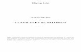 Clefs Majeures et Clavicules de Salomon - misraim3.free.frmisraim3.free.fr/eliphas_levy/clavicules_de_salomon.pdf · 6 LE SCHÉMA HAMPHORASCH Toute la science est dans un mot et toute