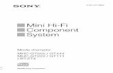 Mini Hi-Fi Component Systempdf.crse.com/manuals/3287077232.pdf · LBT-ZT4. 2FR Pour réduire les risques d’incendie ou d’électrocution, ne pas exposer cet appareil à la pluie