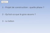 1 - Projet de construction : quelle phasebgrec.free.fr/Mooc/Cours/CM1 - CONS2 - Cours.pdf · Décompte Général Coût réel de la construction Coût Prévisionnel Estimé Calcul