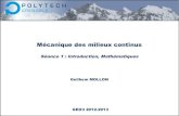 Séance 1 : Introduction, Mathématiquesguilhem.mollon.free.fr/Telechargements/MMC1.pdf · Plan de l’année Partie 1 : Notions principales de la MMC - Mathématiques - Cinématique,