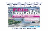Inauguration du Pont Neuf de l’Agglomération de la Région ... · PDF fileculée du pont en rive droite ... de l’ARC, Philippe Ma-rini, en voiture ancien-ne décapotable, vers